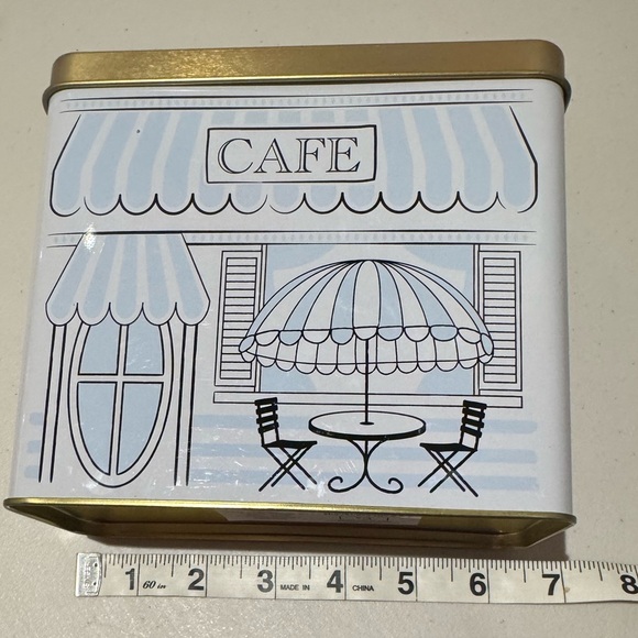 Set of 4 “village” tins-use alone or together- all are BRAND NEW! See pic 4 more - Picture 2 of 16